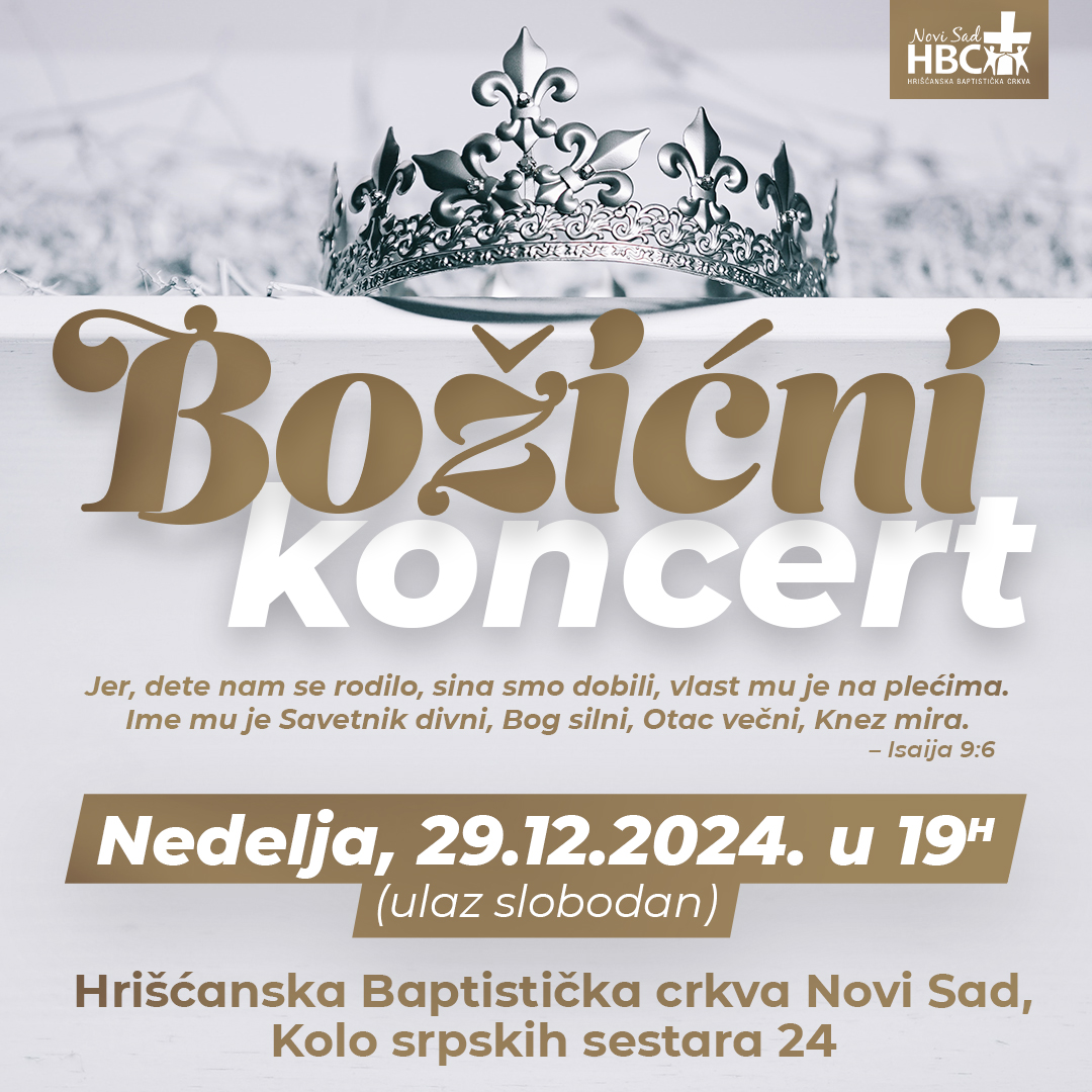 Tradicionalni božićni koncert hrišćanske muzike